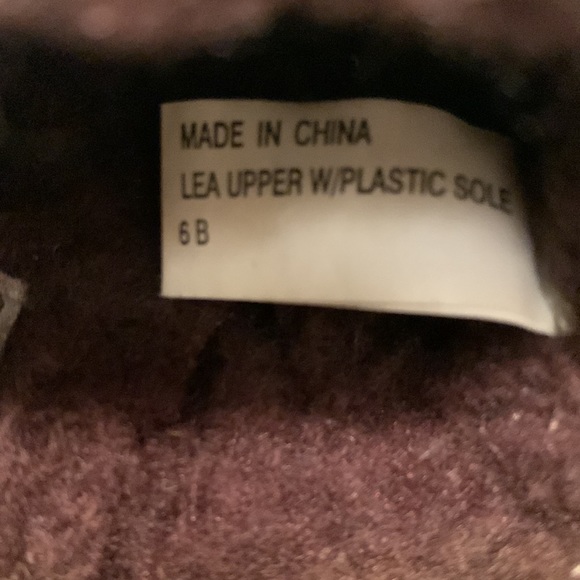 Riverstone Brown Leather Upper Brown Fur Lining Flat Platform Mule Clogs Size 6B - Picture 12 of 12